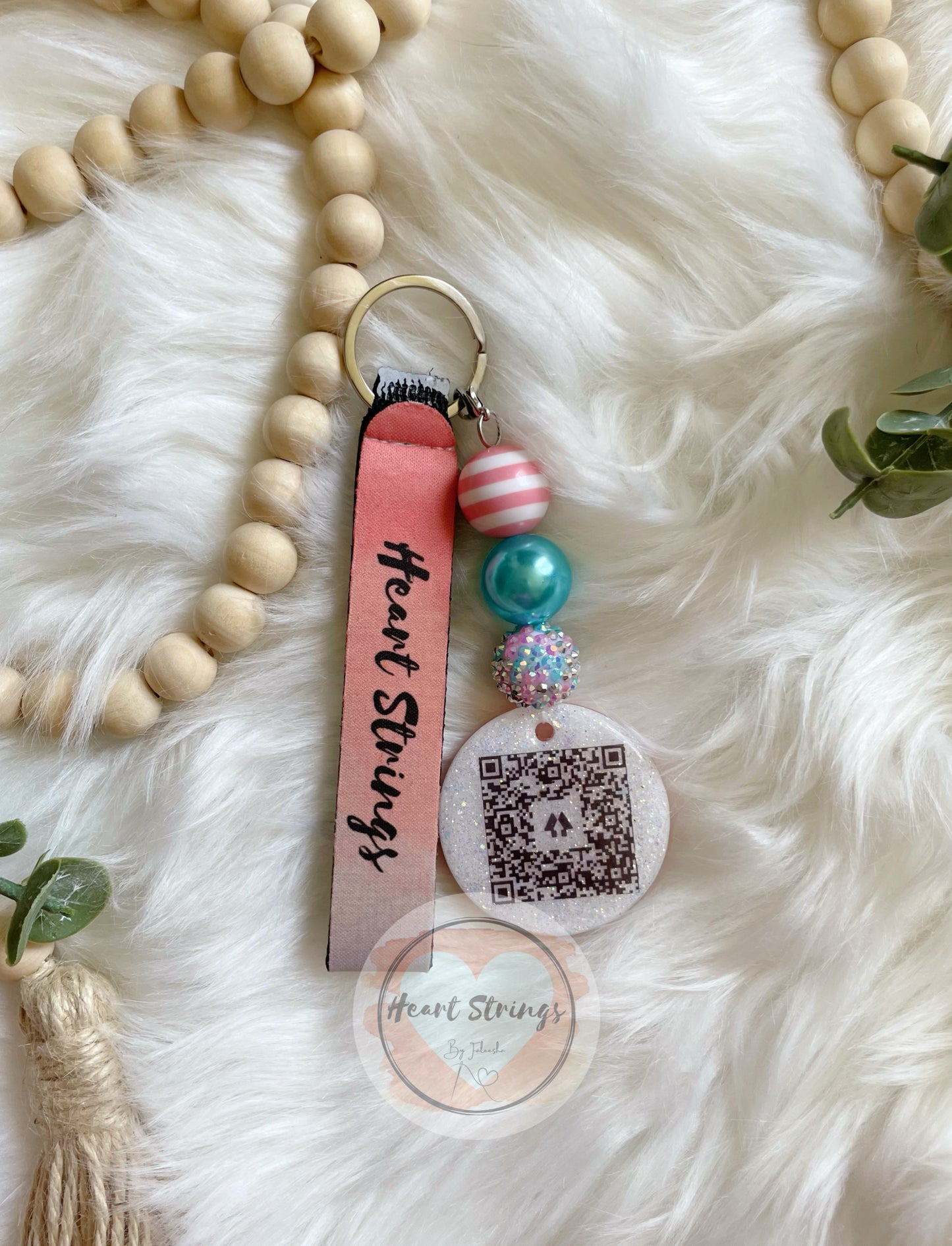 Keychain w/ Wristlet