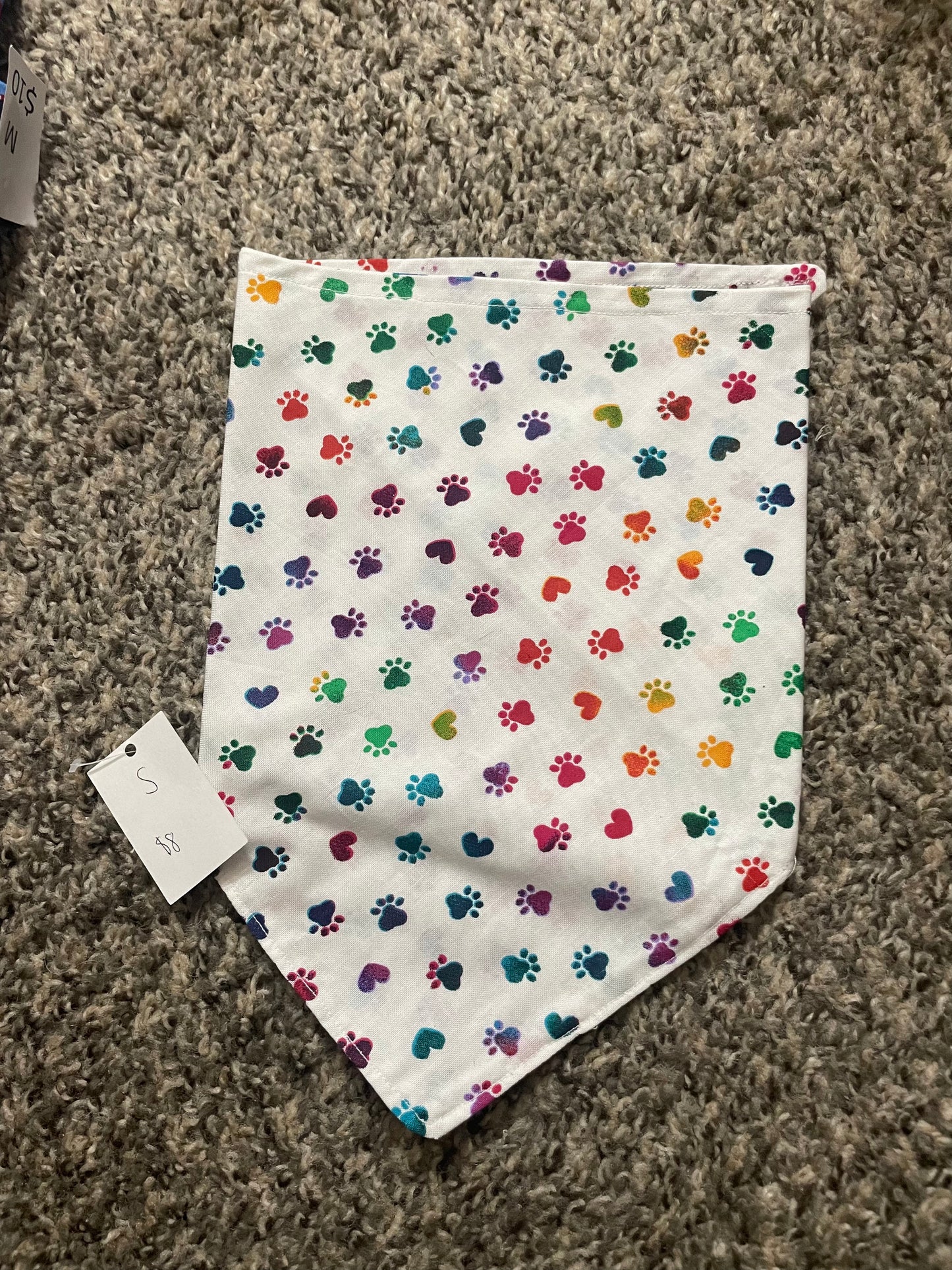 Rainbow Paws Bandana