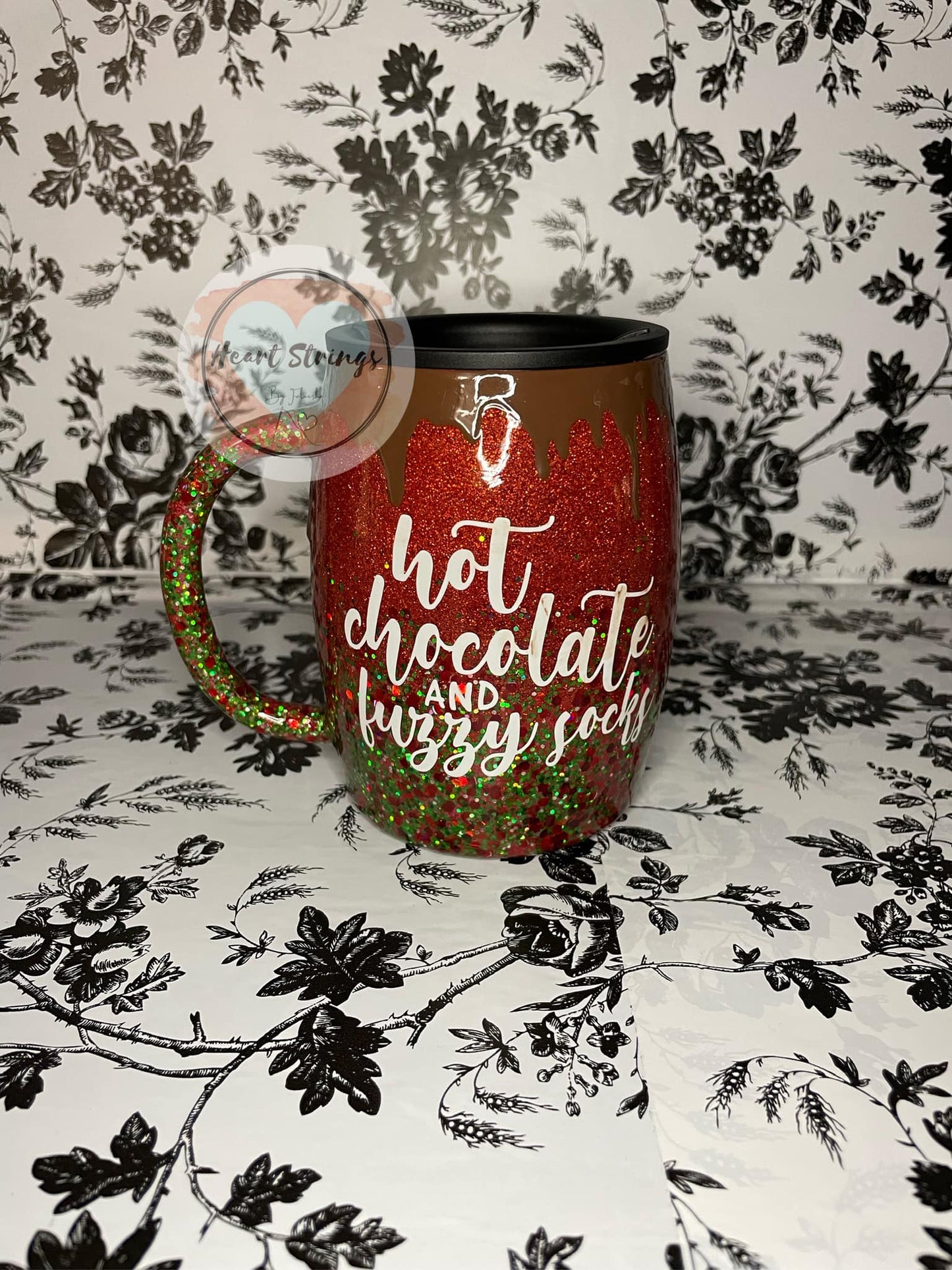 Chocolate Drip Christmas Mug