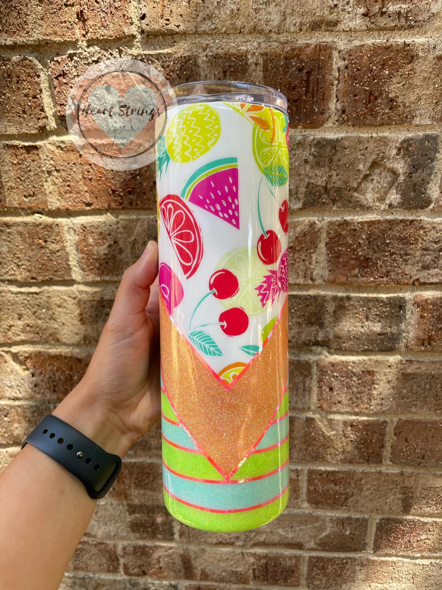 Summer Fruit V-Split Tumbler